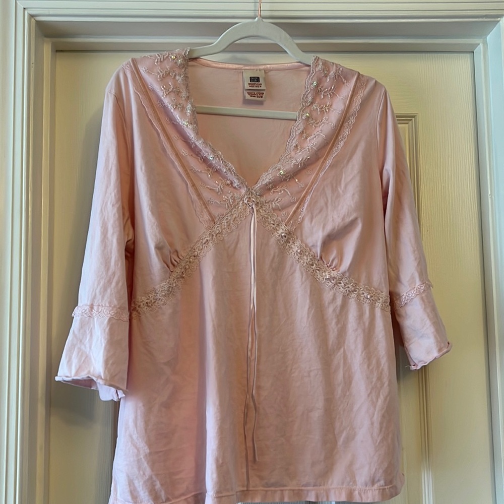 80 Lace and sparkle top